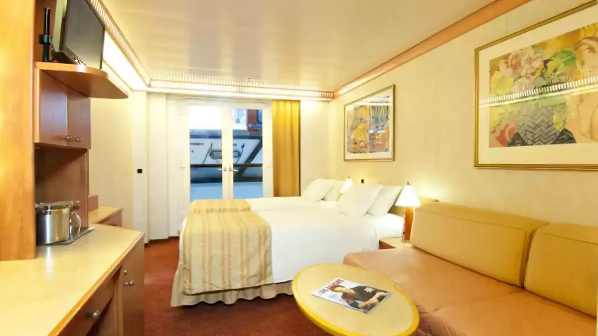 Une cabine à bord du Spirit