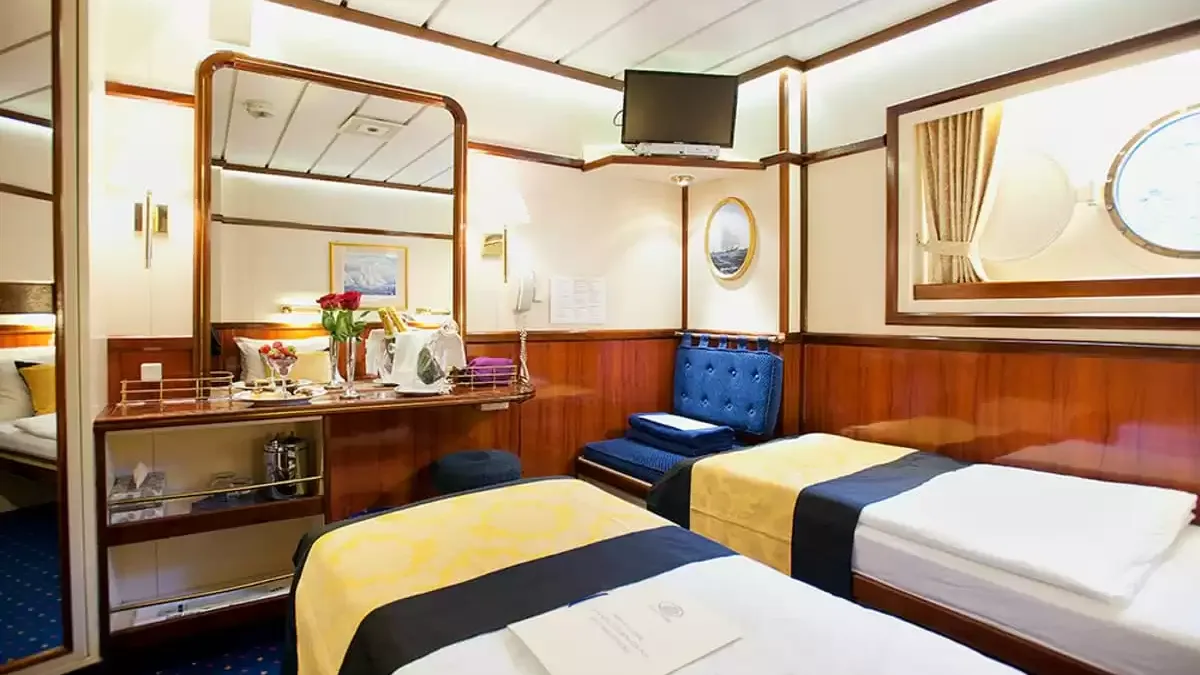 Une cabine à bord du Star Clipper