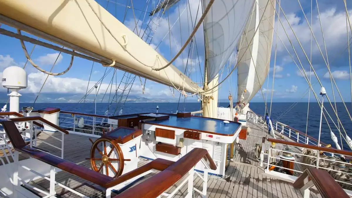 Espaces et activités à bord du Star Clipper