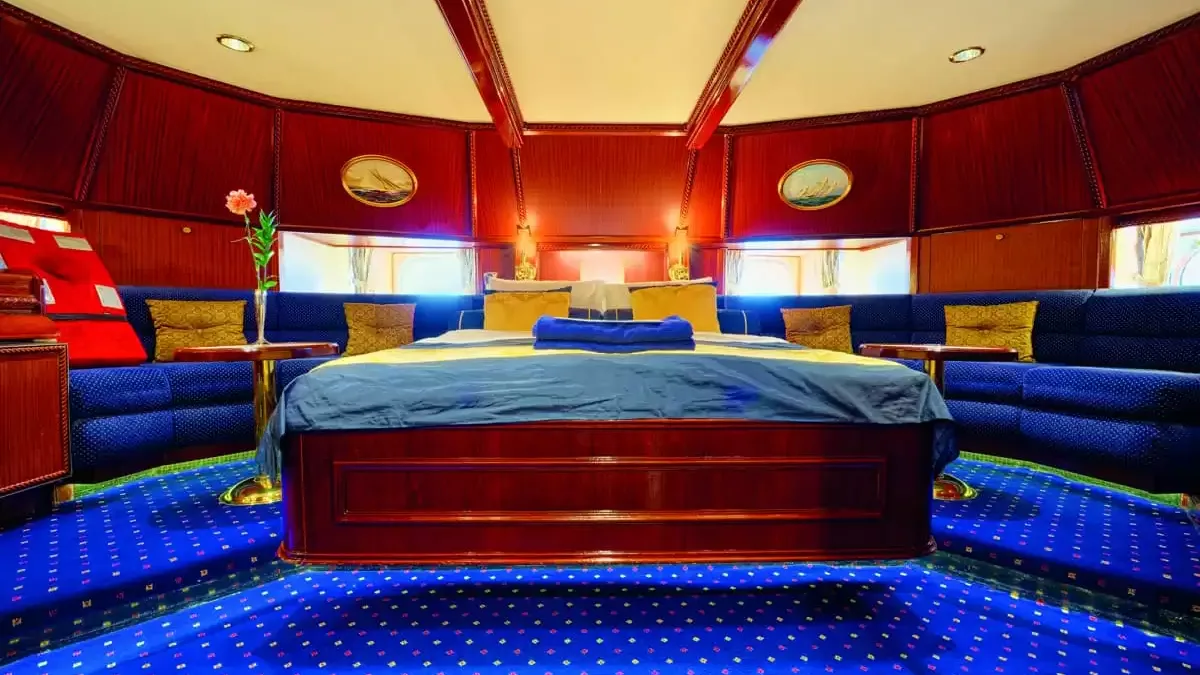 Une cabine à bord du Star Flyer