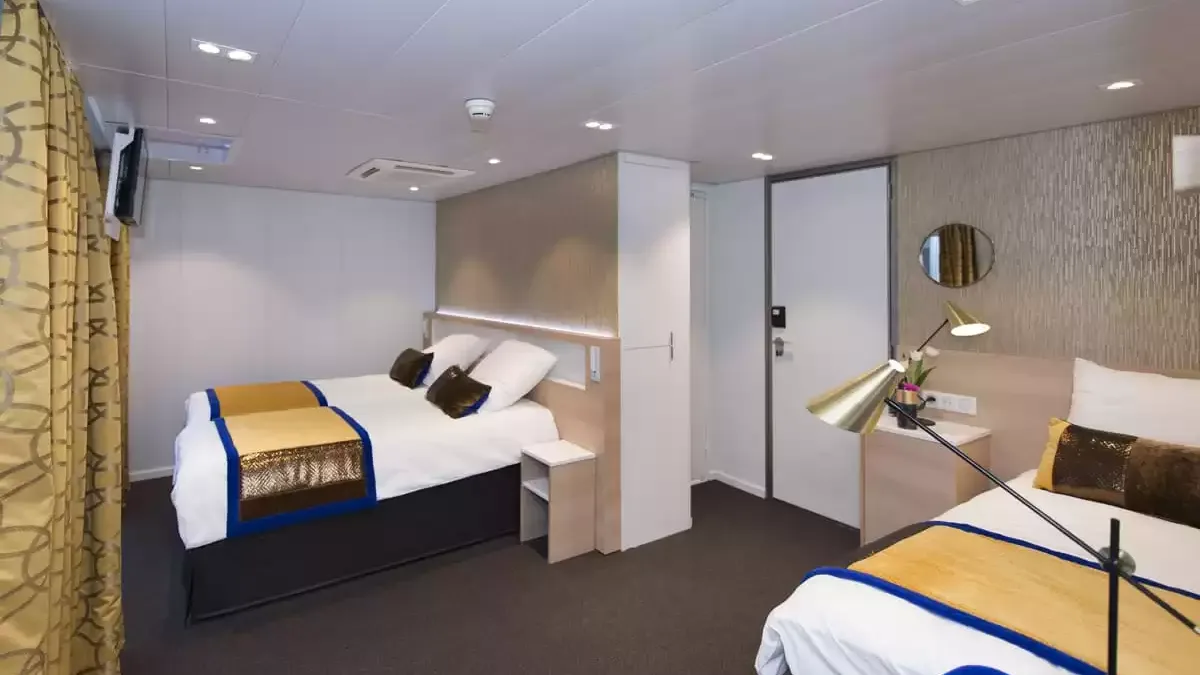 Une cabine à bord du Symphonie