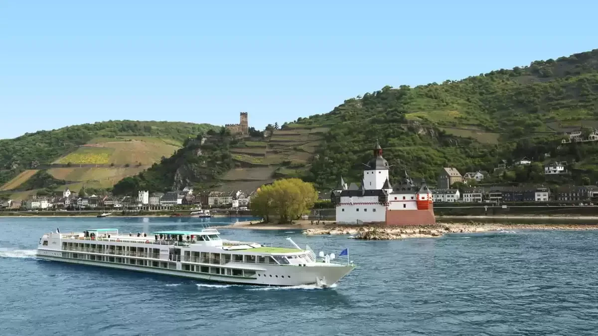 Le Symphonie en mer, vu du ciel