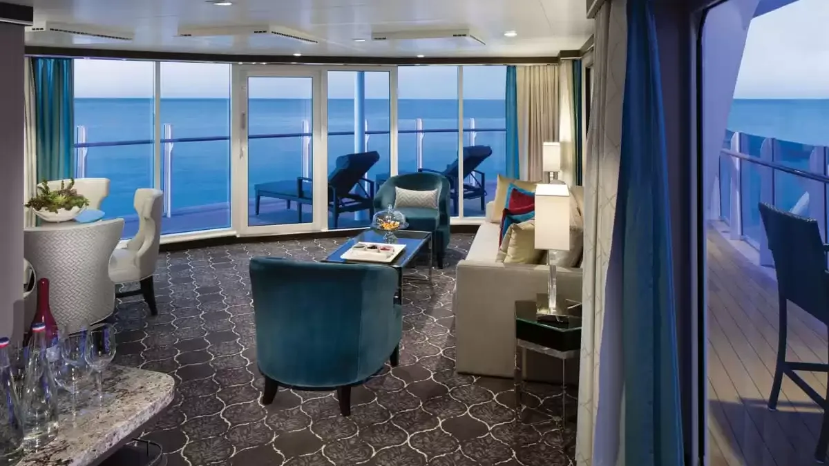 Une cabine à bord du Symphony of the Seas