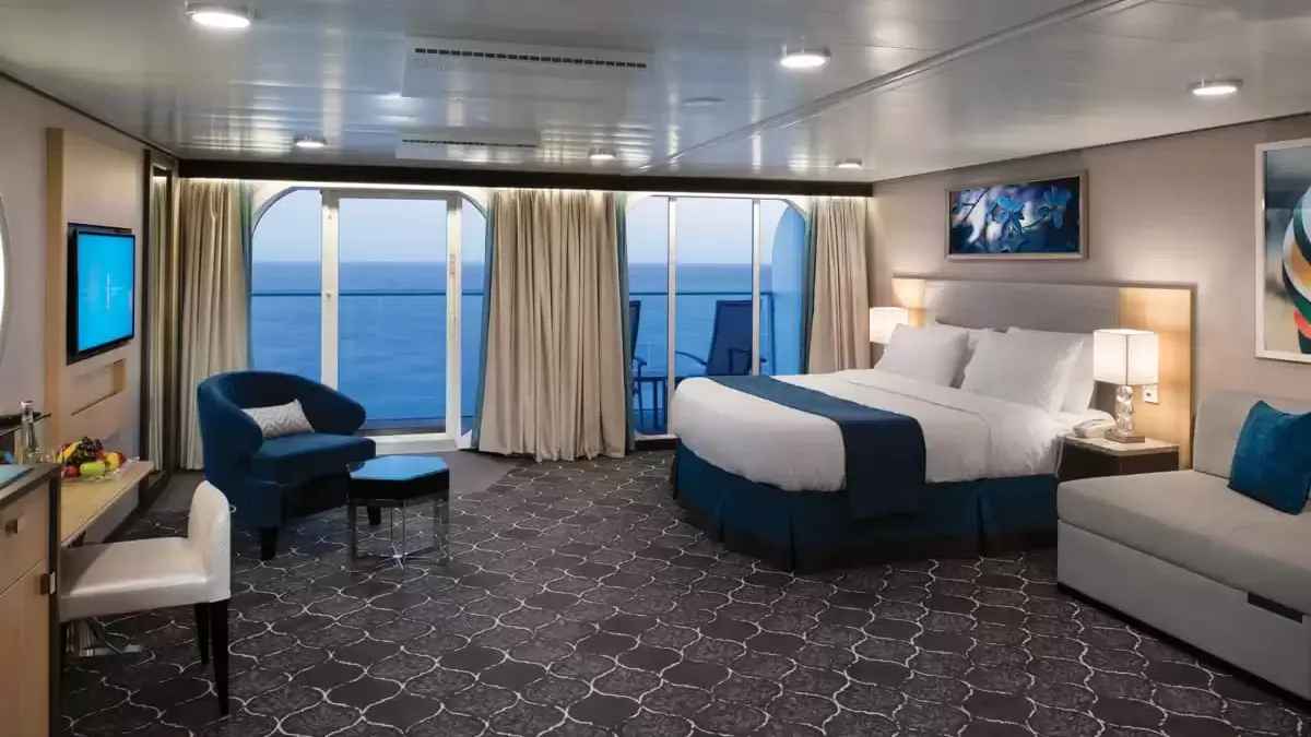 Une cabine à bord du Symphony of the Seas