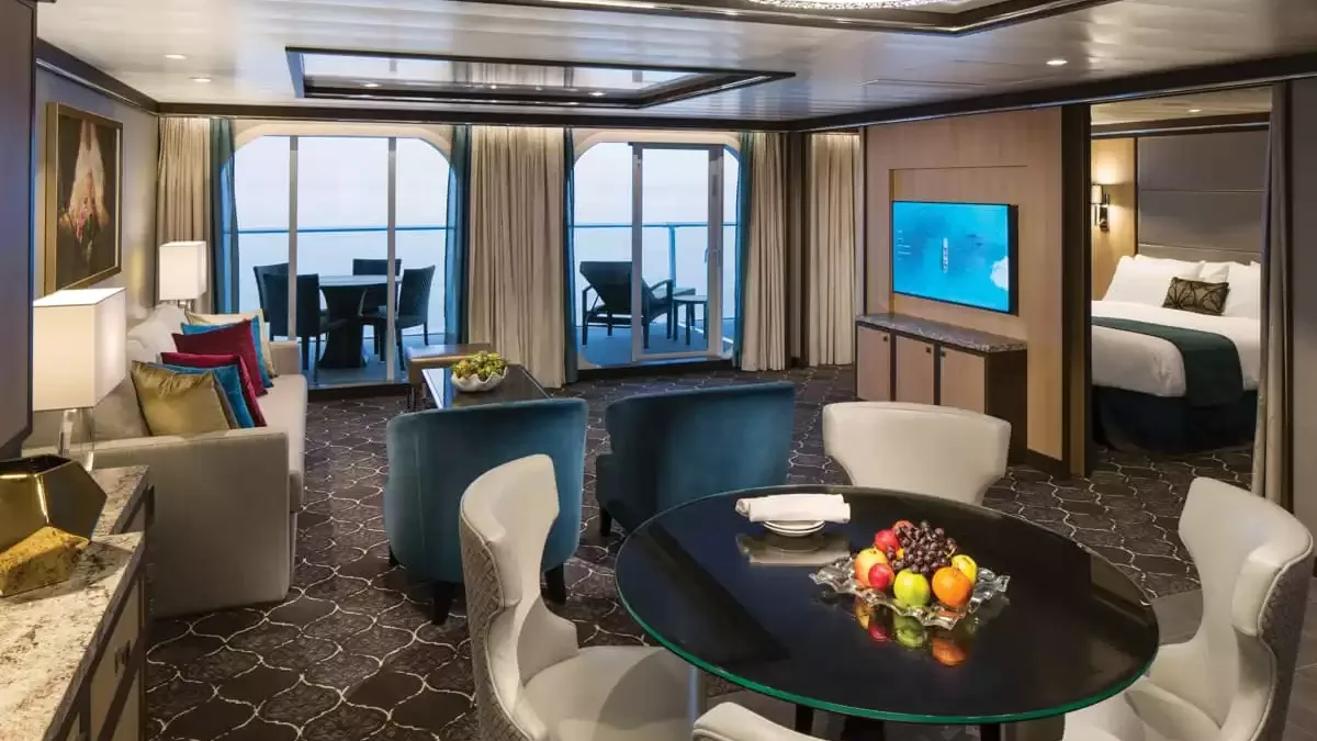 Une cabine à bord du Symphony of the Seas