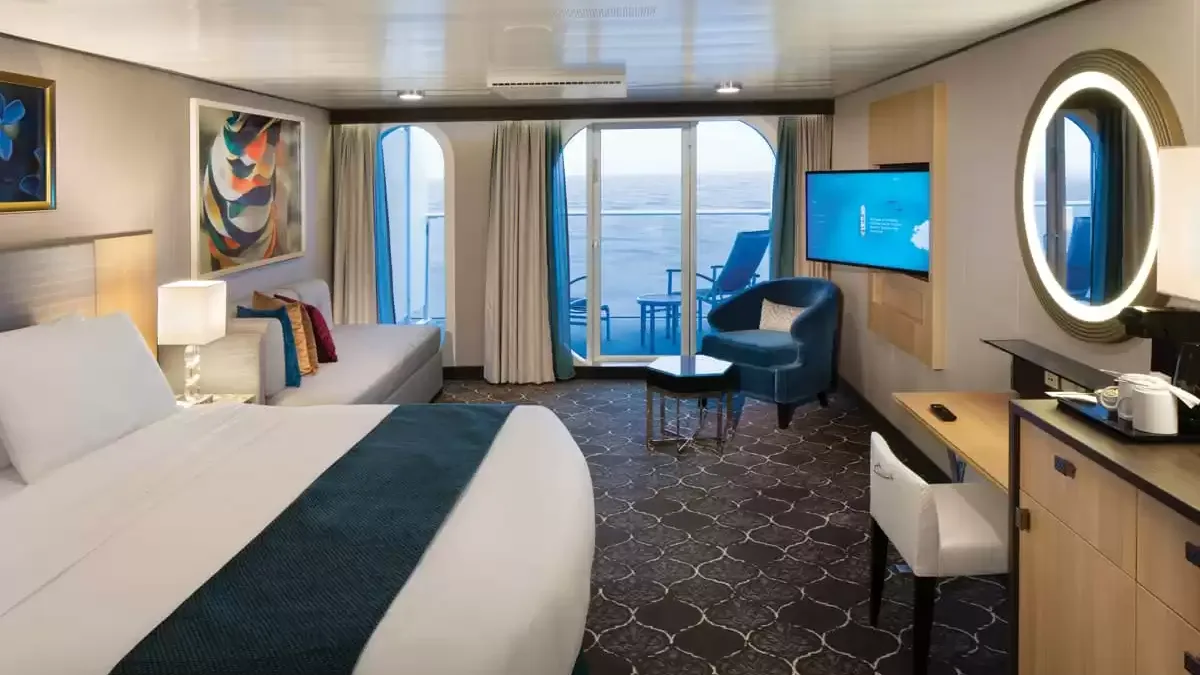 Une cabine à bord du Symphony of the Seas
