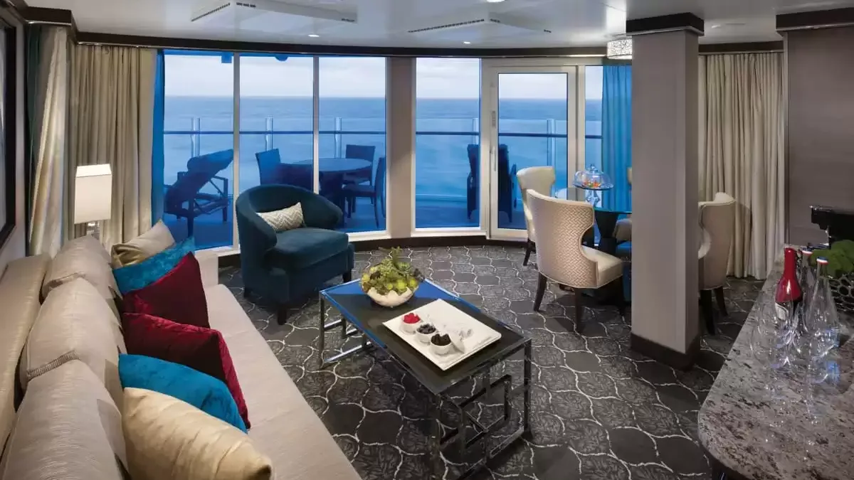 Une cabine à bord du Symphony of the Seas