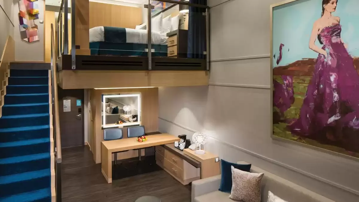 Une cabine à bord du Symphony of the Seas