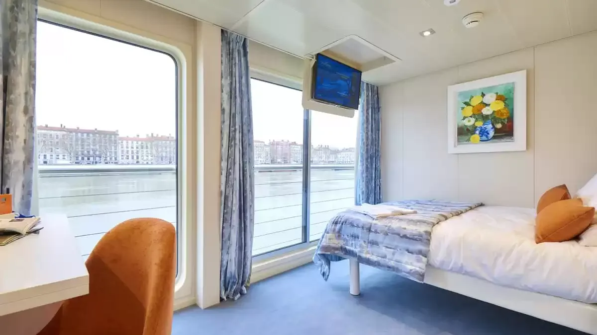 Une cabine à bord du Van Gogh