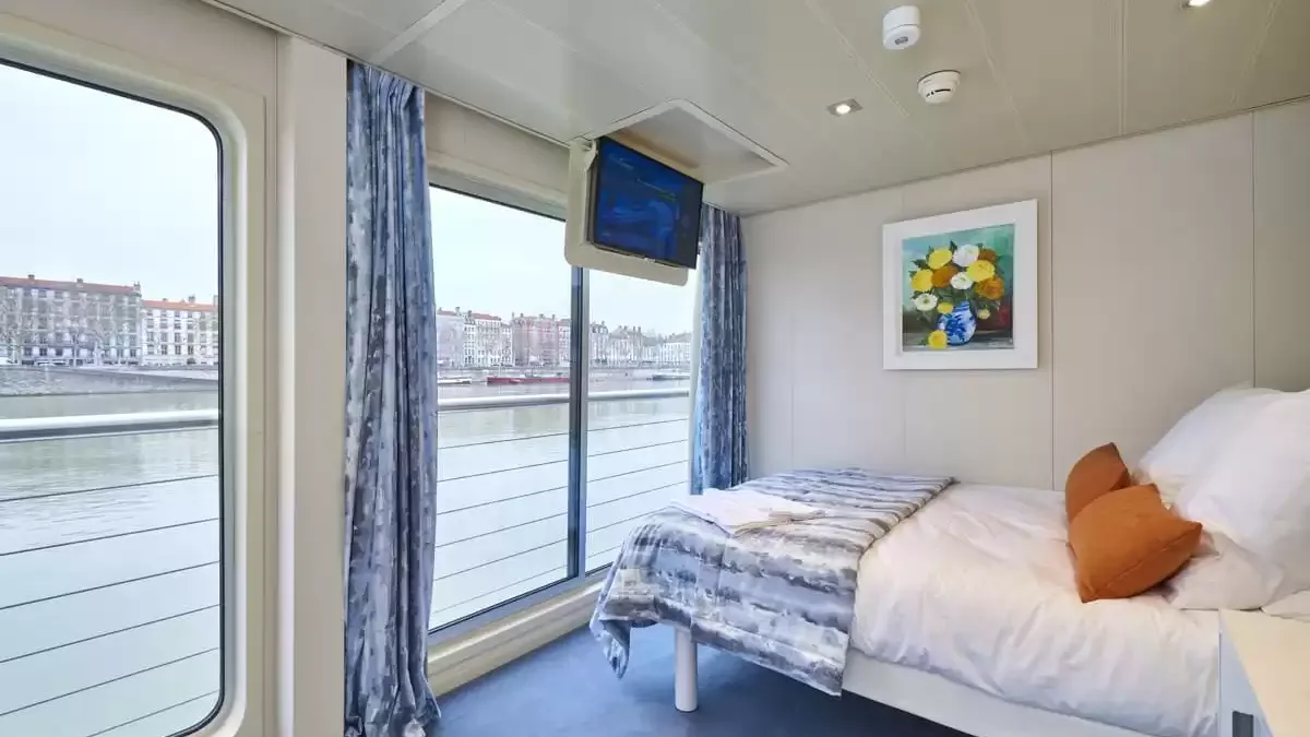 Une cabine à bord du Van Gogh