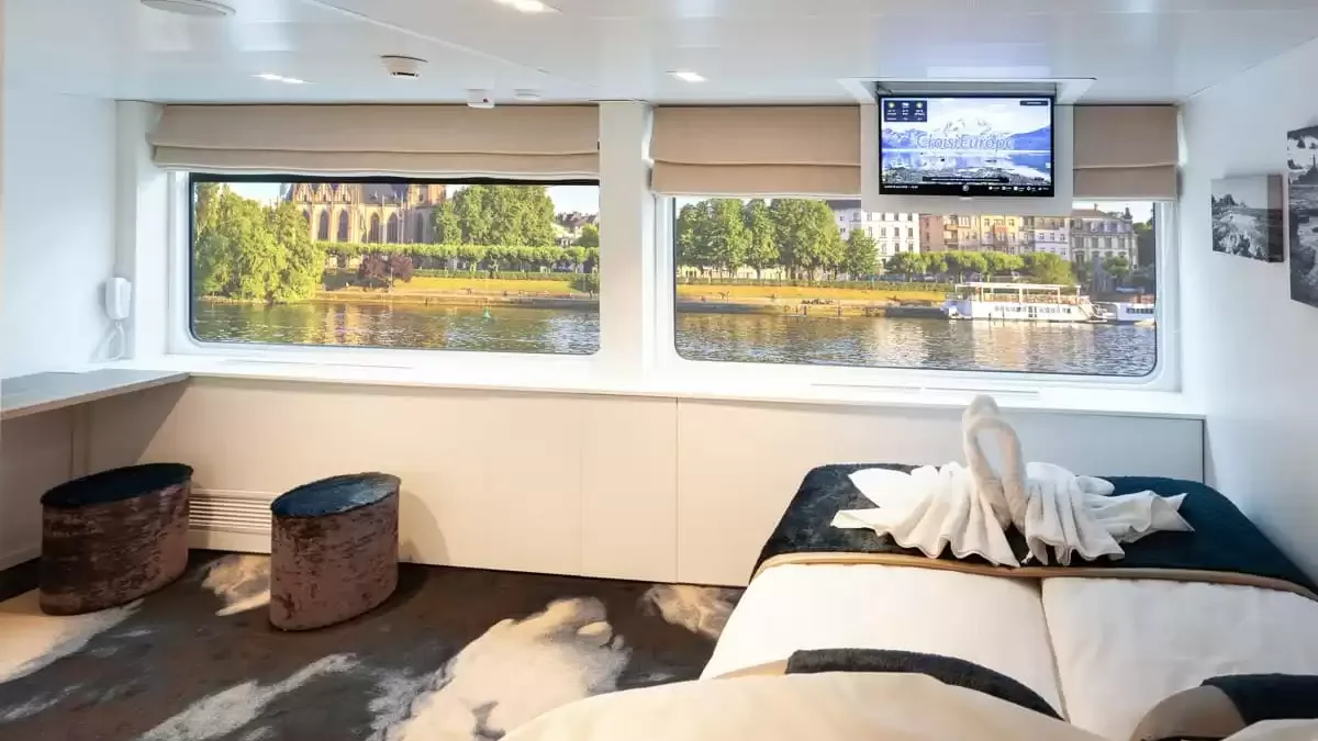 Une cabine à bord du Victor Hugo