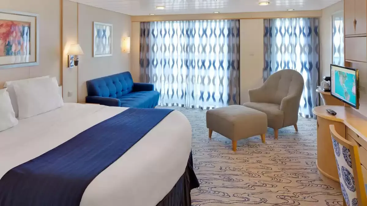 Une cabine à bord du Voyager of the Seas