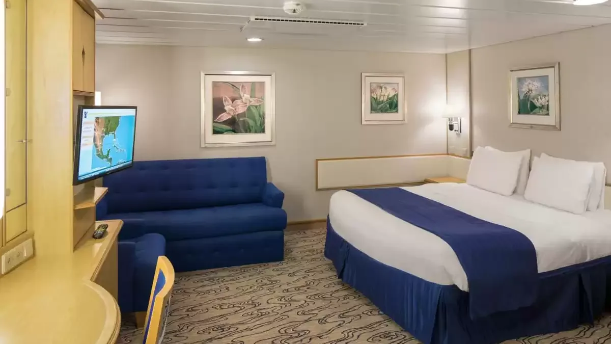 Une cabine à bord du Voyager of the Seas