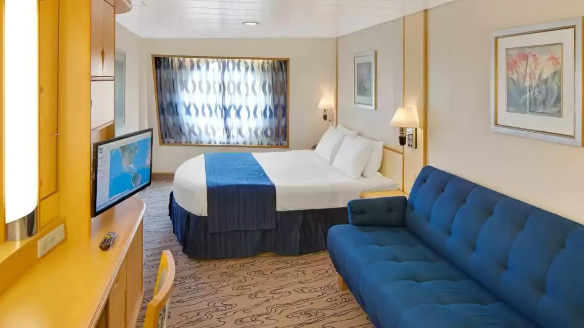 Une cabine à bord du Voyager of the Seas