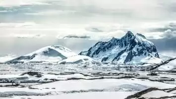 Paysages des croisières dans l'Antarctique