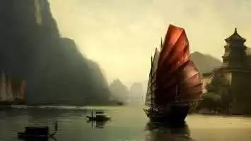 Paysages des croisières en Asie