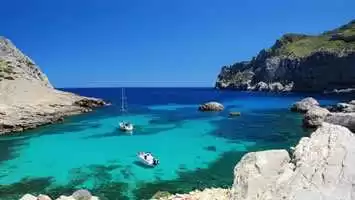 Paysages des croisières dans les îles Baléares