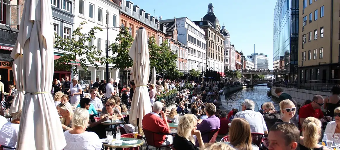 Aarhus, Danemark, La vie en ville