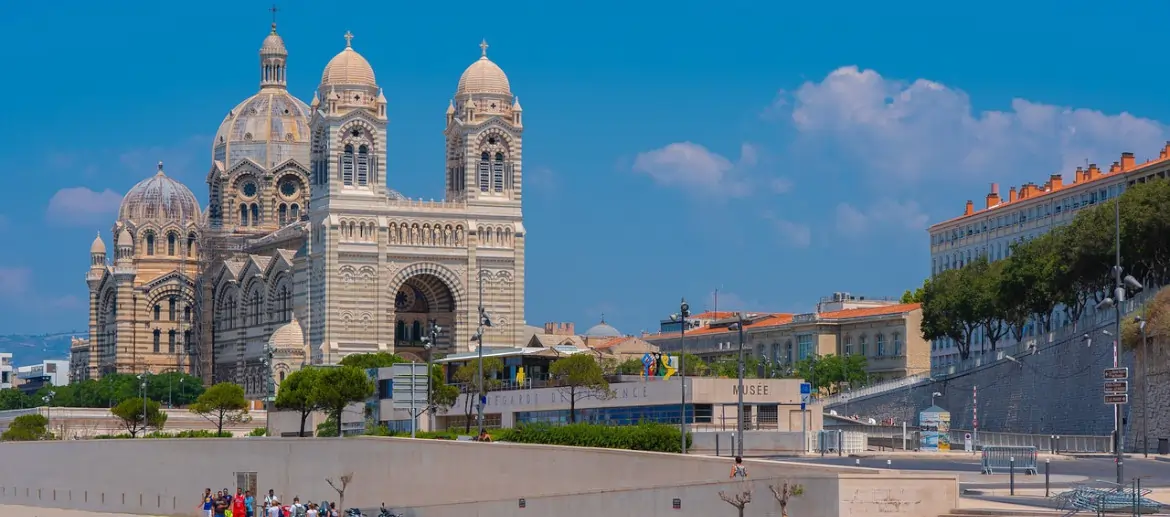 Marseille,  Cathédrale Sainte-Marie-Majeure, France