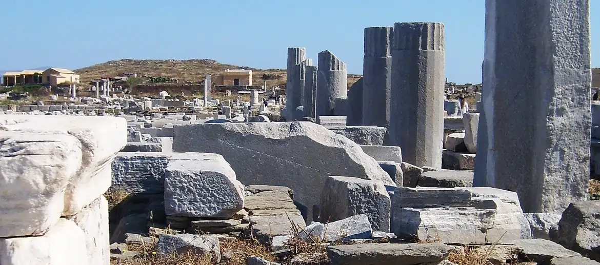 Delos,  Ruines antiques, Grèce