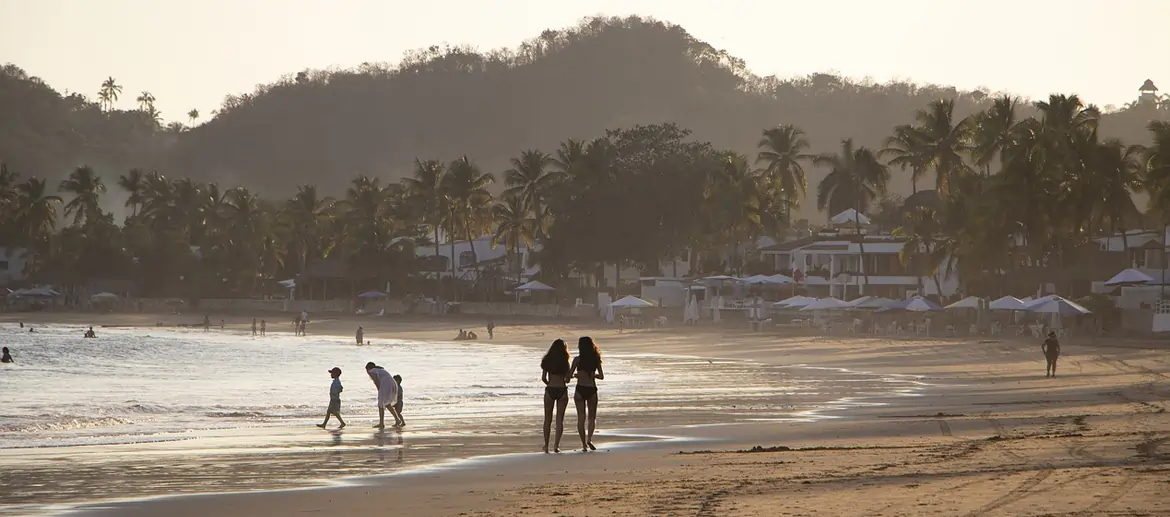 Plage, Manzanillo, Mexique