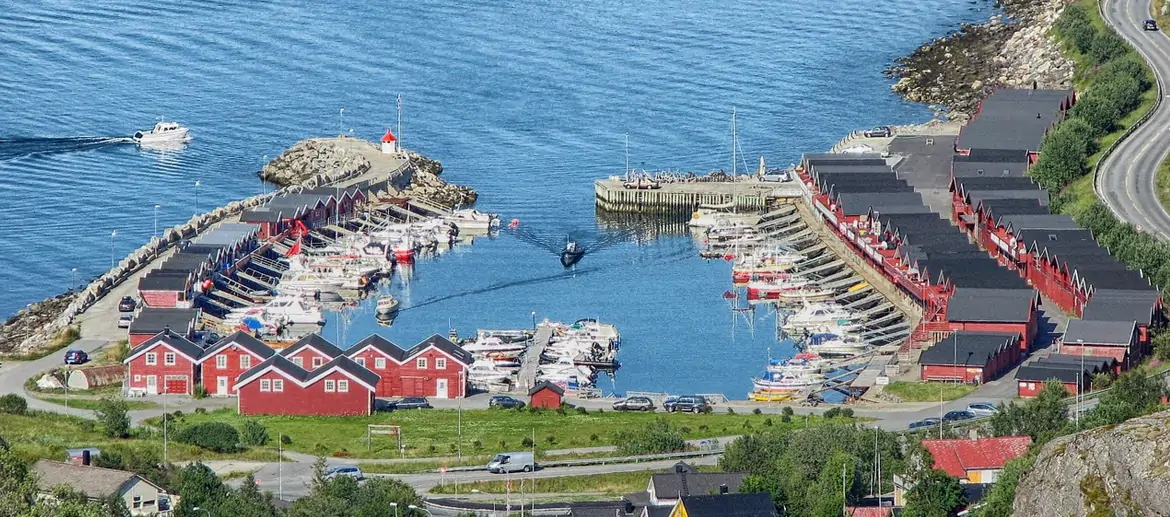 Bodø, Baie, Norvège