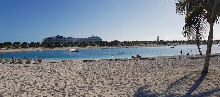 Escale croisière Ocean cay MSC marine reserve