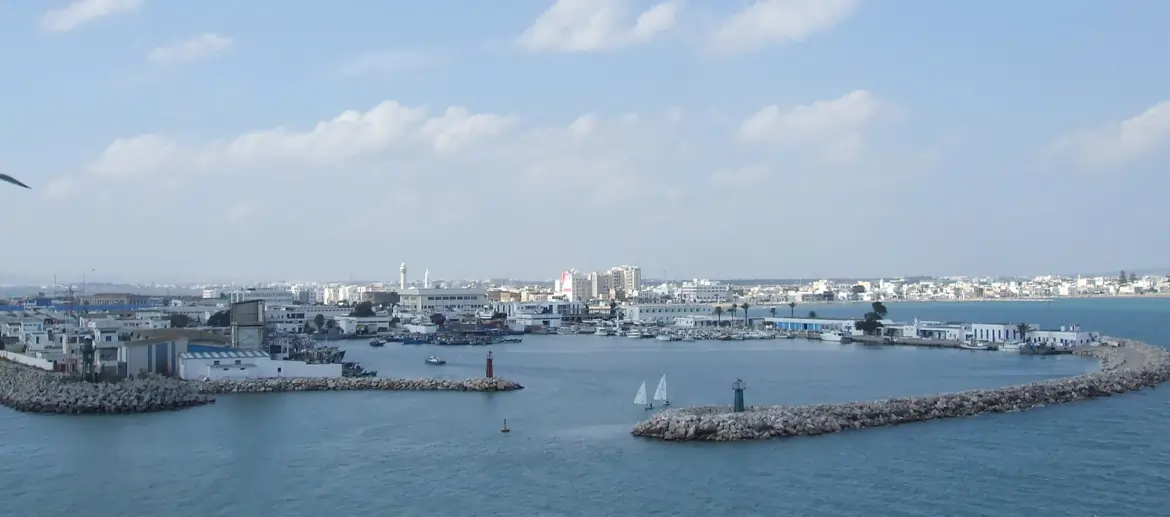 La Goulette, Tunisie, Vue su le port