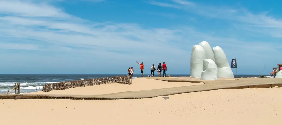 : Plage, La mano, Punta del Este, Uruguay