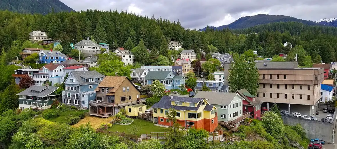 Ketchikan, habtations, États-Unis