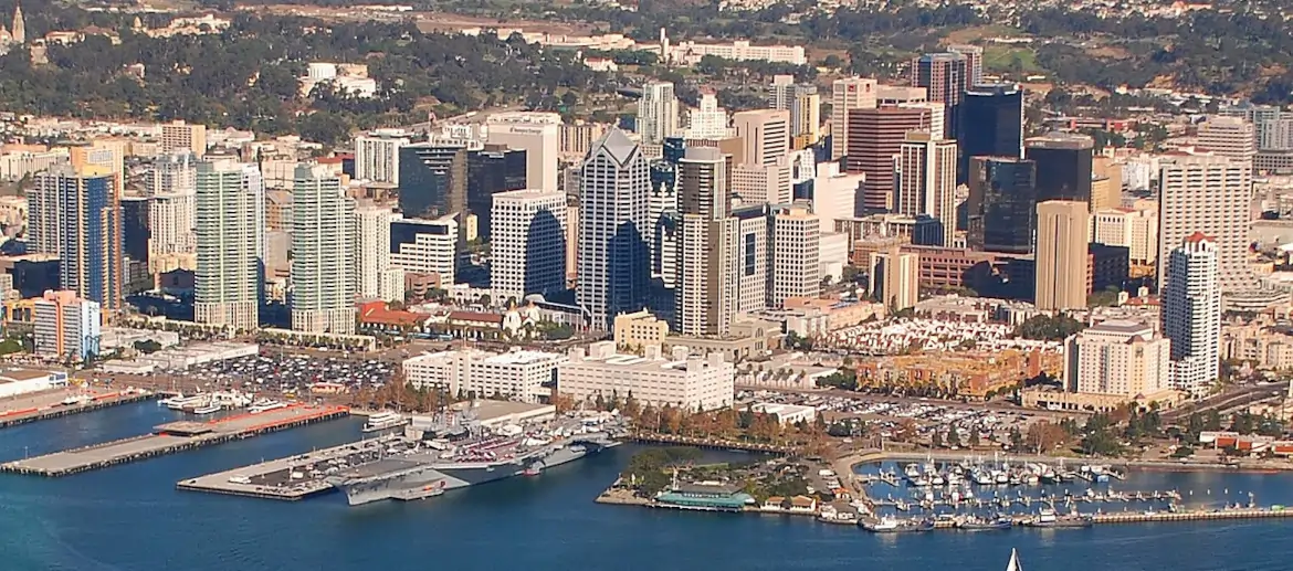 San Diego (Californie), Vue aérienne, Etats-unis