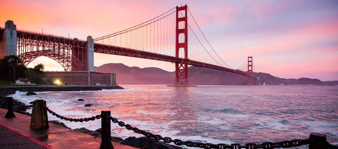 San Francisco, L'architecture, Le pont du golden gate, Etats-unis