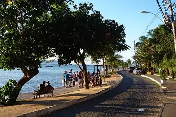 Orla Bardot in Armação beach in the centre of Búzios, Brazil