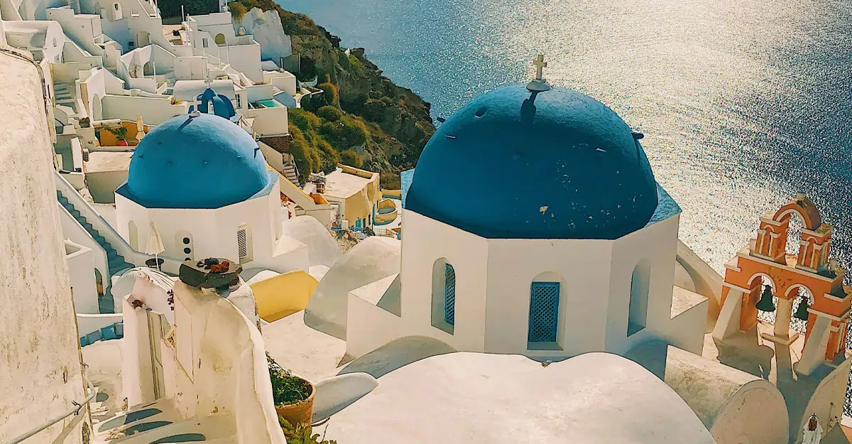 Santorin en Grèce