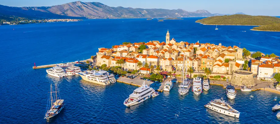 Korčula, escale de croisière