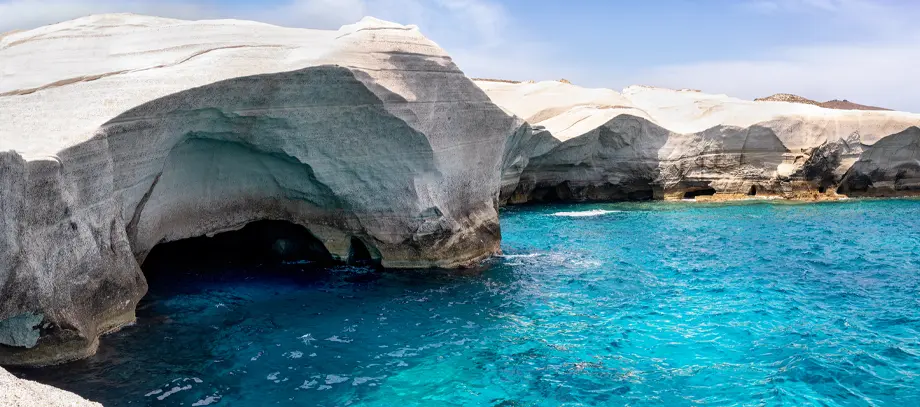 Milos, escale de croisière