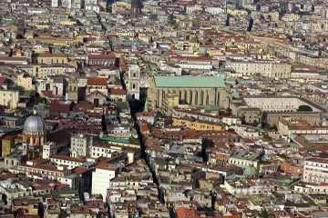 Vue aérienne du quartier Spaccanapoli