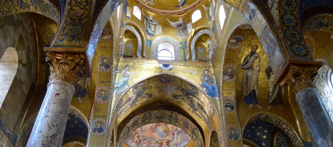 >L'église de la Martorana, Palerme, Sicile, Italie
