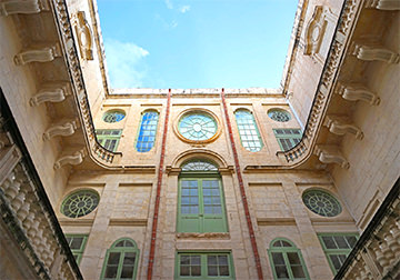 Façade Musée national des Beaux-Arts de Malte
