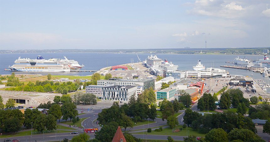 Port de Tallinn en Estonie