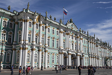Entrée du musée  l'Ermitage