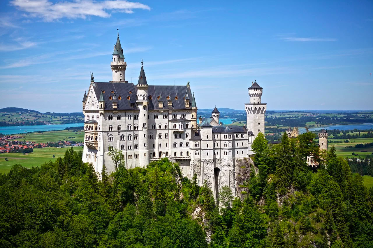 les châteaux en Allemagne