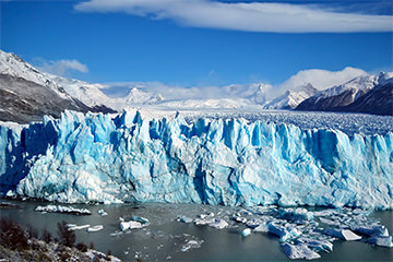 Glacier en Patagonie