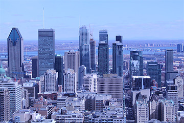 Gratte-Ciel dans le centre-ville de Montréal