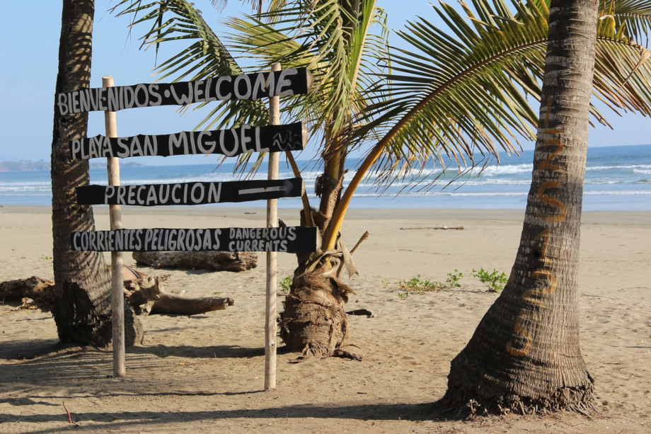 photo plage au Costa Rica.