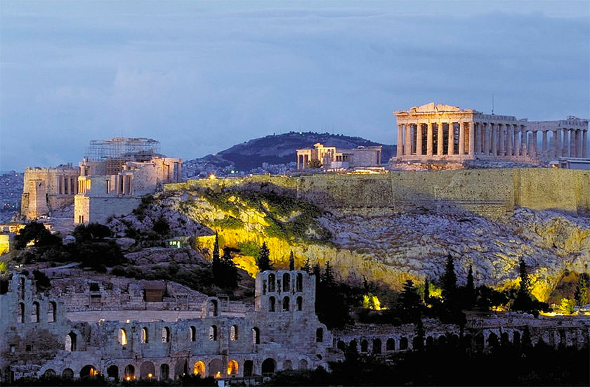 Acropole Parthénon Athènes