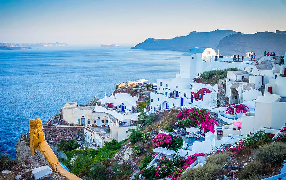 Coucher de soleil à Santorin