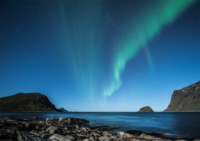Aurora Borealis Lofoten, Norvège