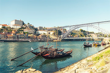 La Rivière Douro à Porto
