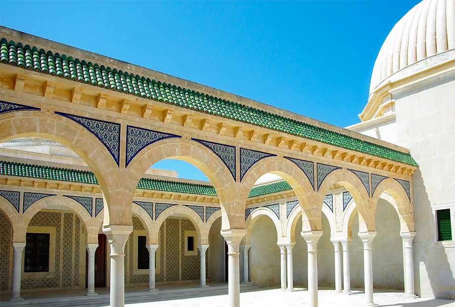 mosquée à Monastir en Tunisie